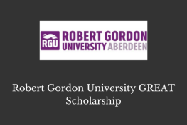 Robert Gordon University GREAT Scholarship