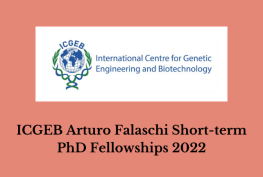 ICGEB Arturo Falaschi Short-term PhD Fellowships 2022