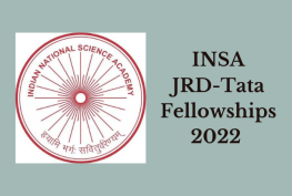 INSA JRD-Tata Fellowships 2022