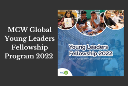 MCW Global Young Leaders Fellowship Program 2022