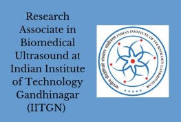 Research Associate in Biomedical Ultrasound at Indian Institute of Technology Gandhinagar (IITGN)
