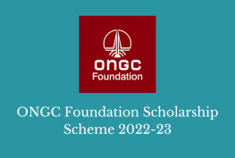 ONGC Foundation Scholarship Scheme 2022-23