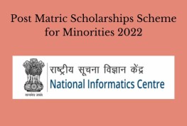 Post Matric Scholarships Scheme for Minorities 2022