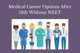 Medical Career Options After 12th Without NEET