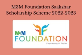 M3M Foundation Saakshar Scholarship Scheme 2022-2023