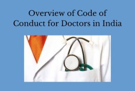 Overview of Code of Conduct for Doctors in India