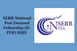 SERB-National Post Doctoral Fellowship (N-PDF) 2022