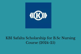 KBI Safalta Scholarship for B.Sc Nursing Course (2024-25)