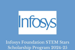 Infosys Foundation STEM Stars Scholarship Program 2024-25