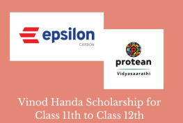 Vinod Handa Scholarship for Class 11th to Class 12th