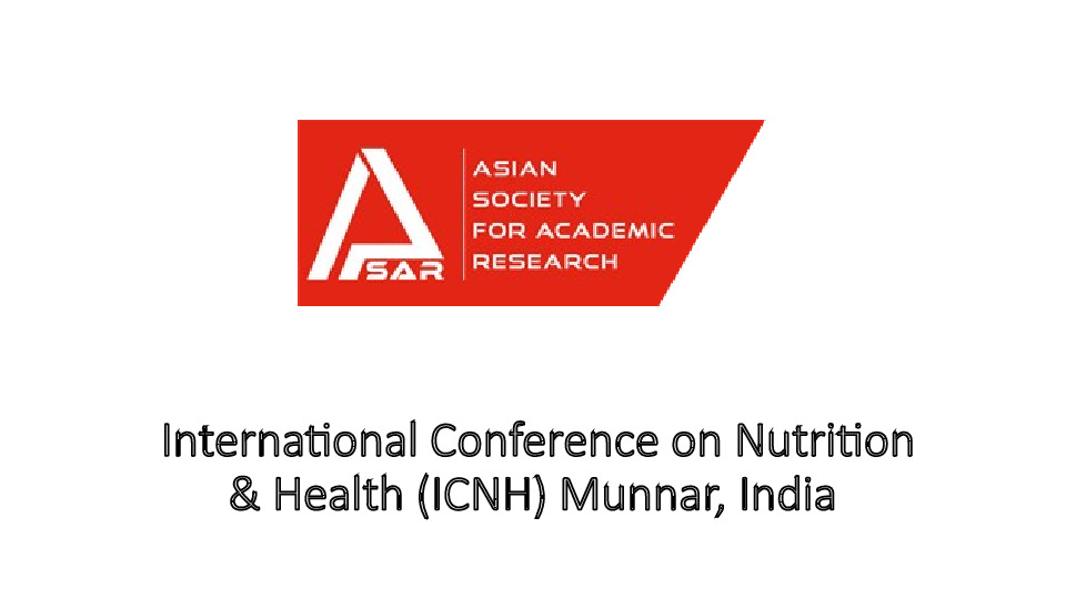 International Conference on Nutrition & Health (ICNH) Munnar, India