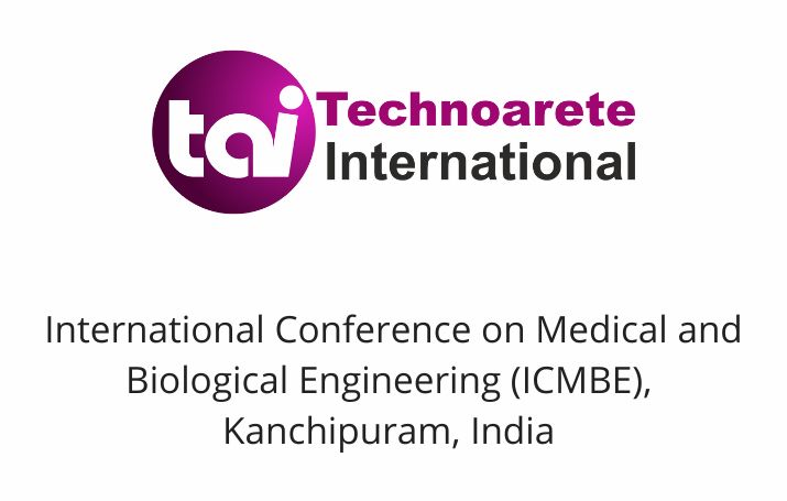International Conference on Medical and Biological Engineering (ICMBE), Kanchipuram, India