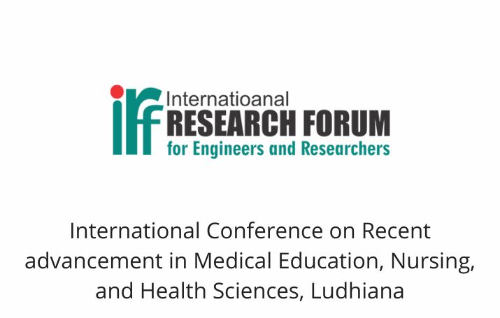 International Conference on Recent advancement in Medical Education, Nursing, and Health Sciences, Ludhiana