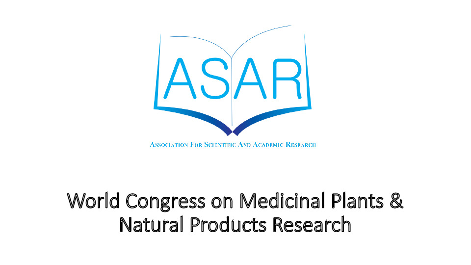 World Congress on Medicinal Plants & Natural Products Research (WCMPNPR-2022)