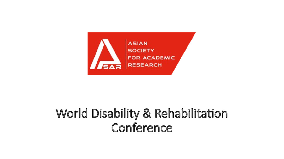World Disability & Rehabilitation Conference