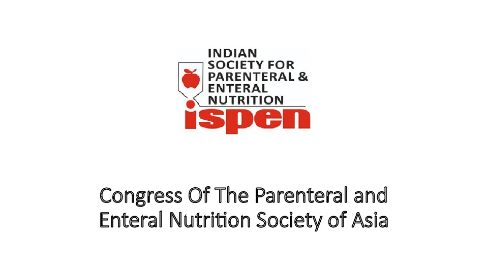 Congress Of The Parenteral and Enteral Nutrition Society of Asia