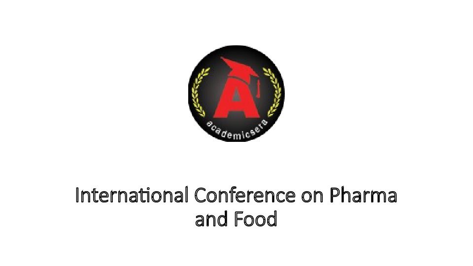 International Conference on Pharma and Food