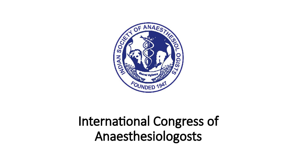 International Congress of Anaesthesiologosts
