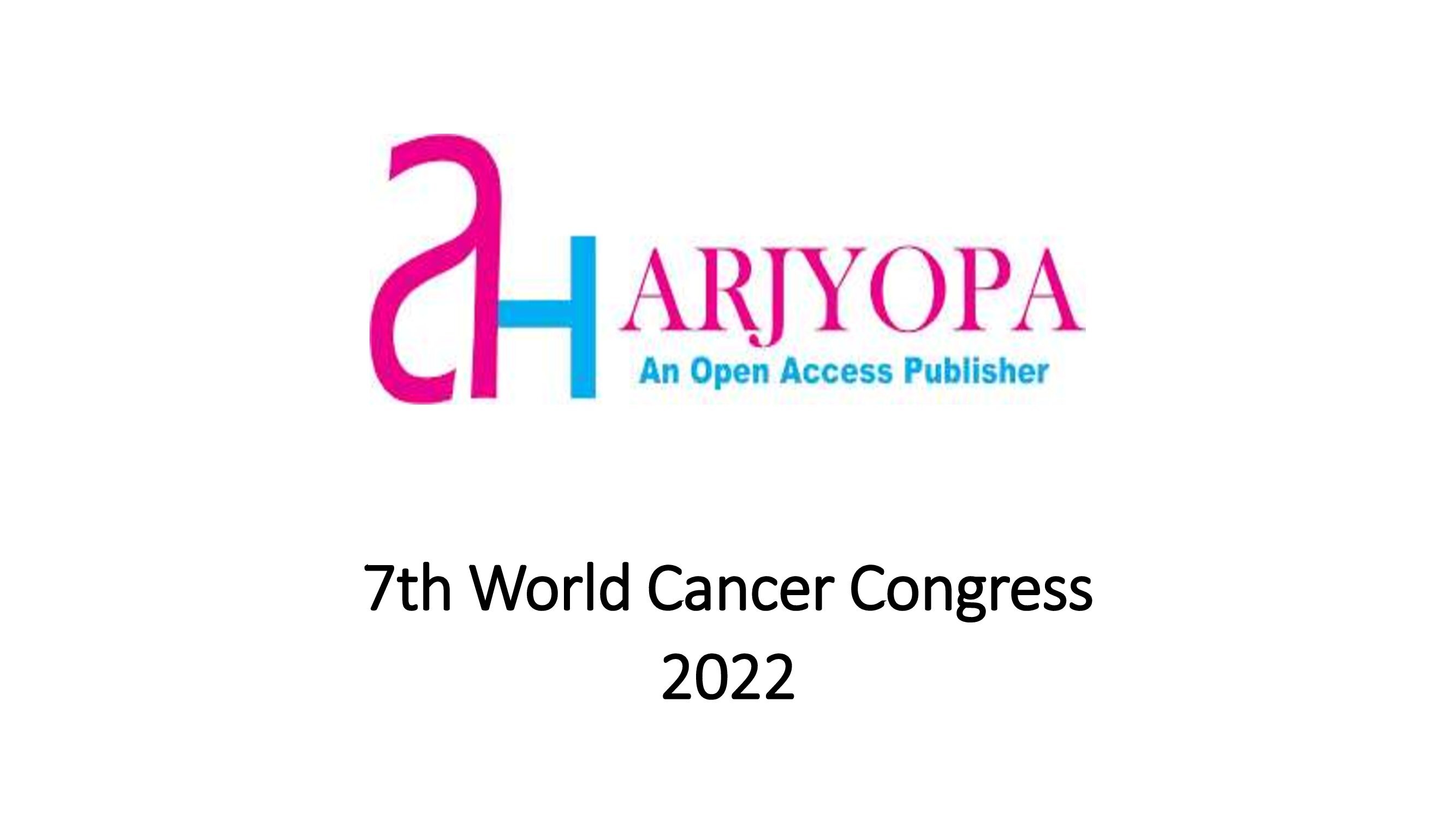 7th World Cancer Congress 2022