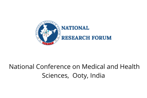  National Conference on Medical and Health Sciences,  Ooty, India