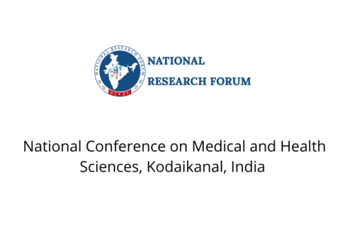  National Conference on Medical and Health Sciences, Kodaikanal, India