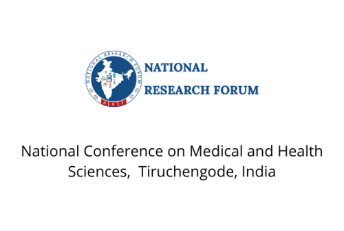National Conference on Medical and Health Sciences,  Tiruchengode, India