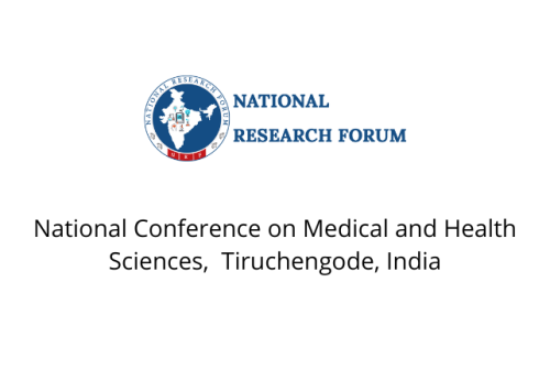National Conference on Medical and Health Sciences,  Tiruchengode, India