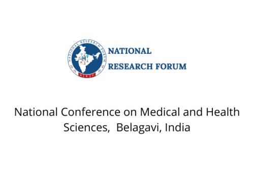 National Conference on Medical and Health Sciences,  Belagavi, India