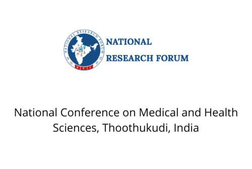 National Conference on Medical and Health Sciences, Thoothukudi, India