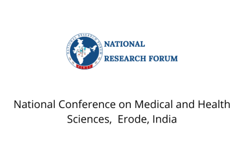 National Conference on Medical and Health Sciences,  Erode, India