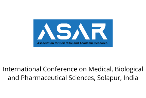 International Conference on Medical, Biological and Pharmaceutical Sciences, Solapur, India