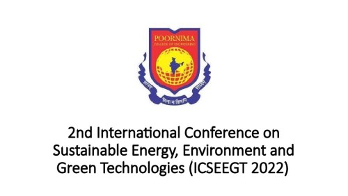 2nd International Conference on Sustainable Energy, Environment and Green Technologies (ICSEEGT 2022)
