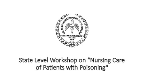 State Level Workshop on “Nursing Care of Patients with Poisoning